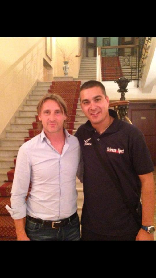 Foto di Nicola Lallopizzi con Davide Nicola